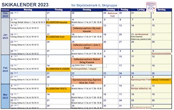 Skikalender 2023